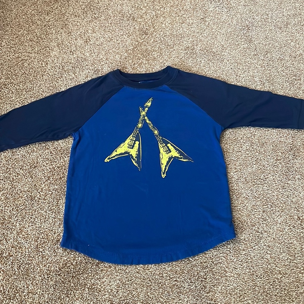 EST. 1989 long sleeve guitar tee shirt 5/6